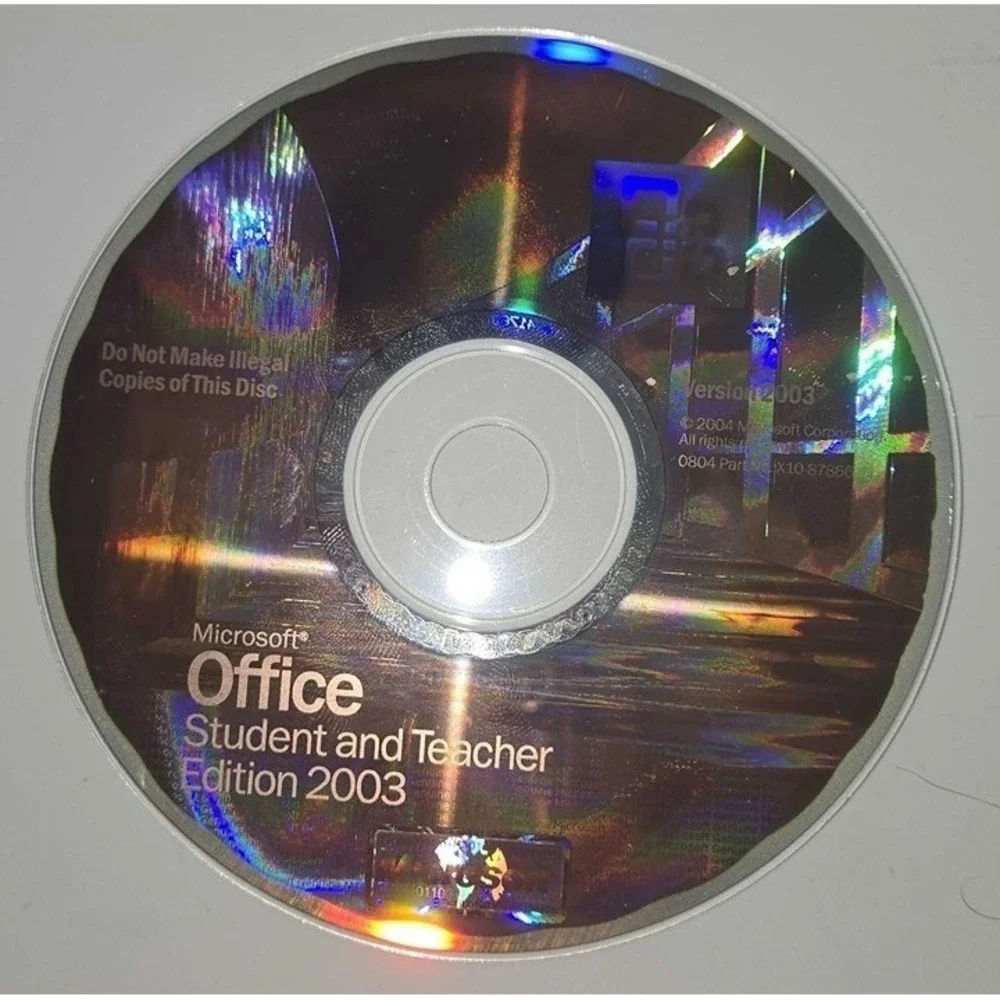 Microsoft Office Student and Teacher Edition 2003 Vintage Software Complete